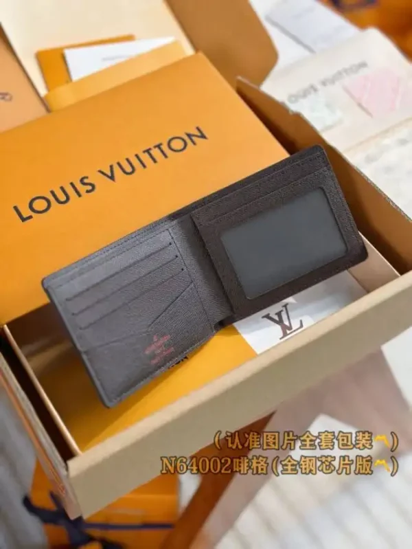 Louis Vuitton Slender Wallet Brown Grid - Image 3