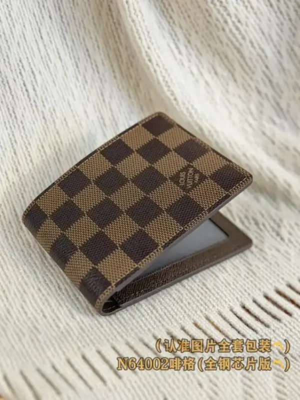 Louis Vuitton Slender Wallet Brown Grid - Image 7