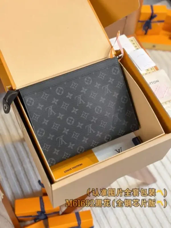 Louis Vuitton Pochette Voyage Black - Image 9