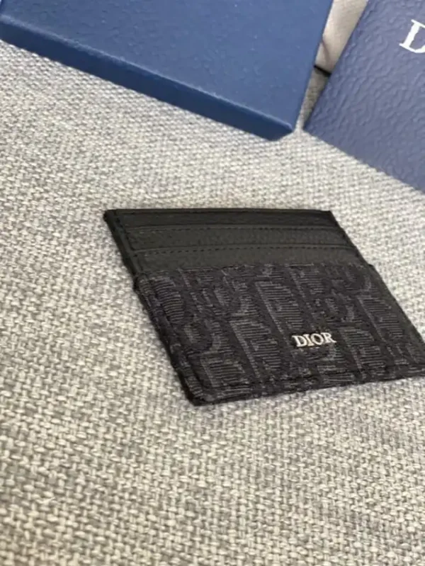 Dior Card Holder Black Man - Image 4