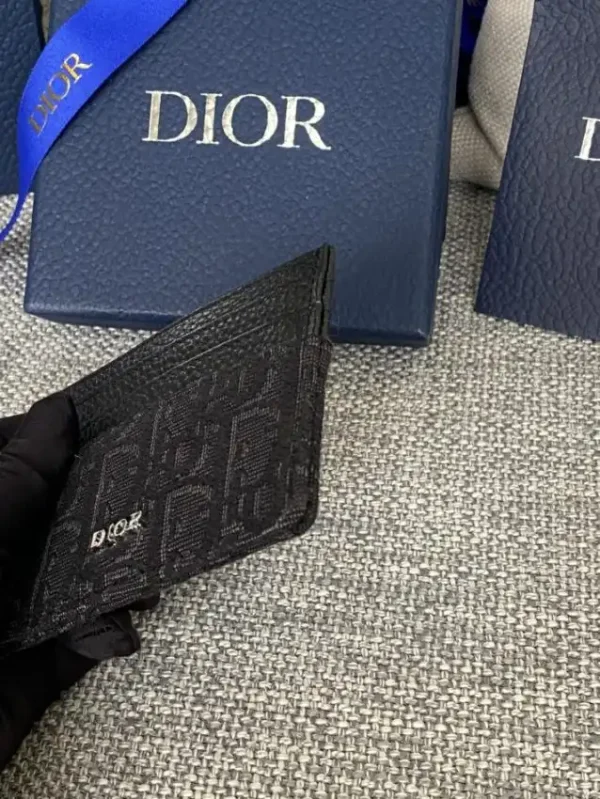 Dior Card Holder Black Man - Image 6