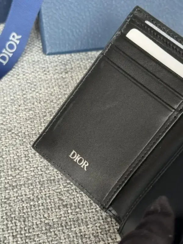 Dior Zipper Card Holder White - Image 4