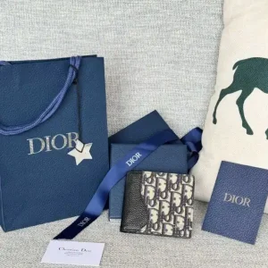 Dior Jacquard Wallet Oblique