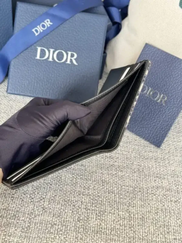 Dior Jacquard Wallet Oblique - Image 8