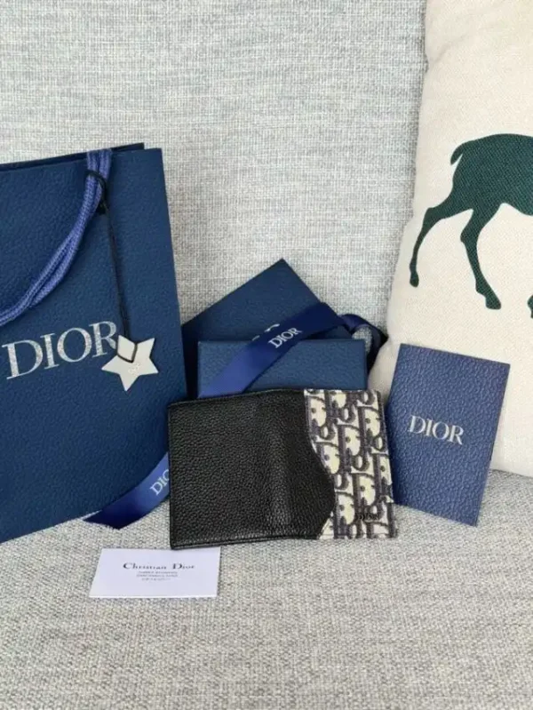 Dior Bi Fold Card Holder - Image 5
