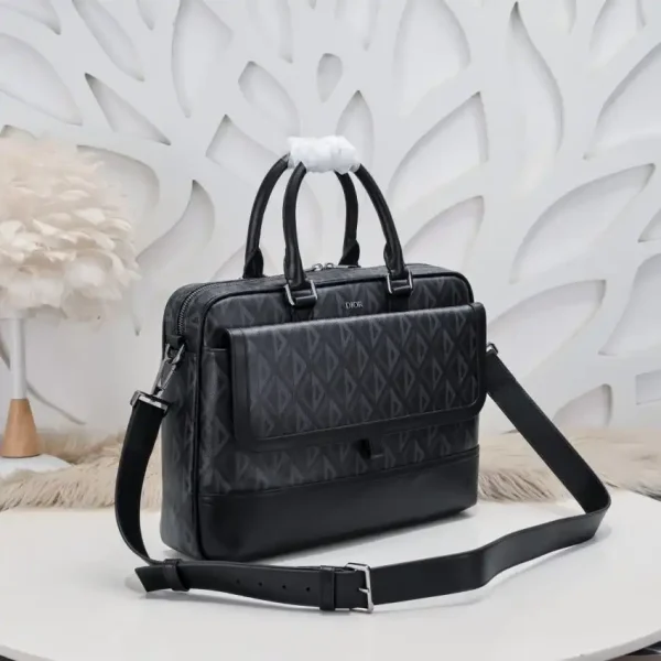 Dior Hit the Road Briefcase Black - Image 6