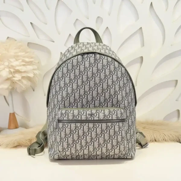 Dior Rider Backpack Khaki Dior Oblique Jacquard