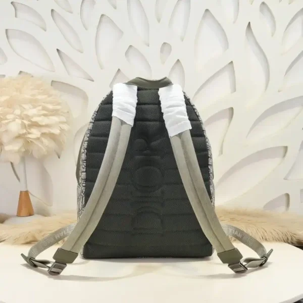 Dior Rider Backpack Khaki Dior Oblique Jacquard - Image 5
