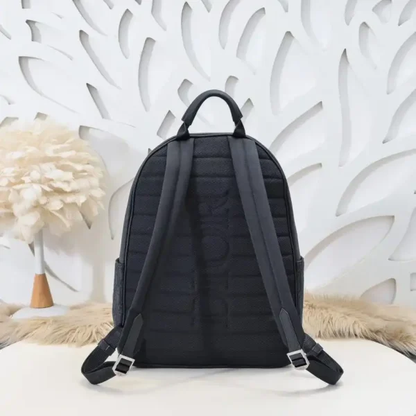 Dior Saddle Zip Backpack Black - Image 6