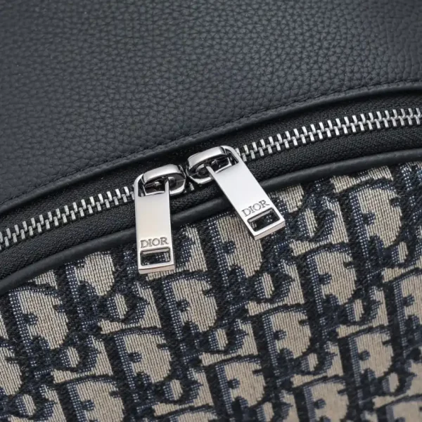 Dior Saddle Zip Backpack - Image 3