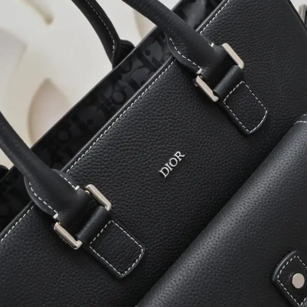 Dior Saddle Shopping Tote Black - Image 5