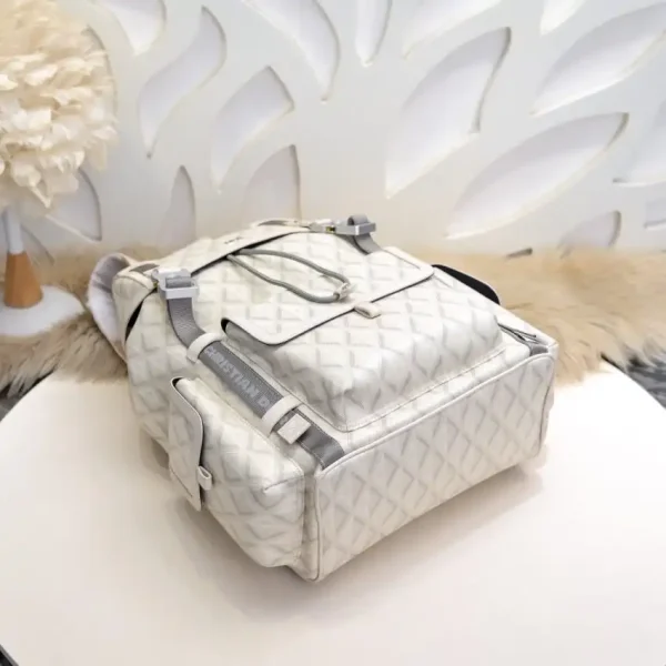 DIOR  Hit The Road Backpack White Diamond - Image 2