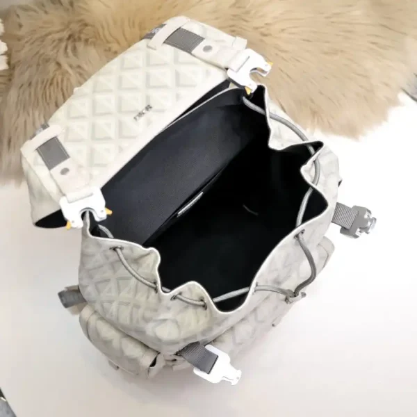DIOR  Hit The Road Backpack White Diamond - Image 6