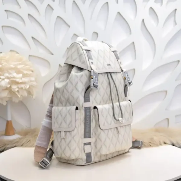 DIOR  Hit The Road Backpack White Diamond - Image 7