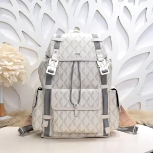 DIOR  Hit The Road Backpack White Diamond