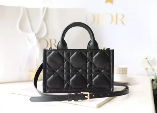 Dior Tote Book Mini Black - Image 7