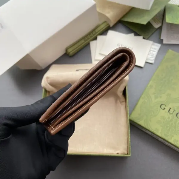 Gucci  Interlocking  Wallet Brown - Image 4