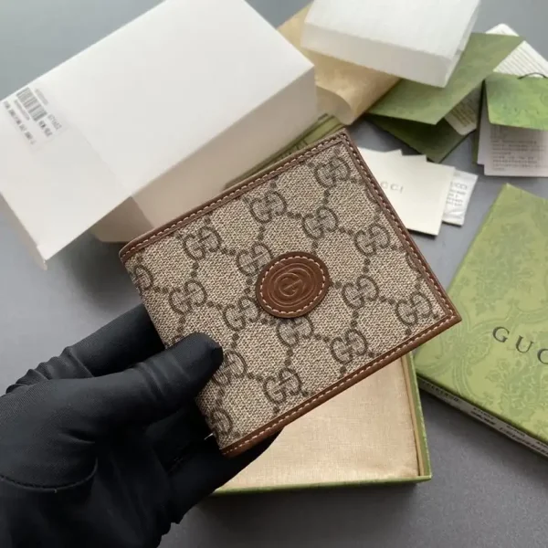 Gucci  Interlocking  Wallet Brown - Image 7