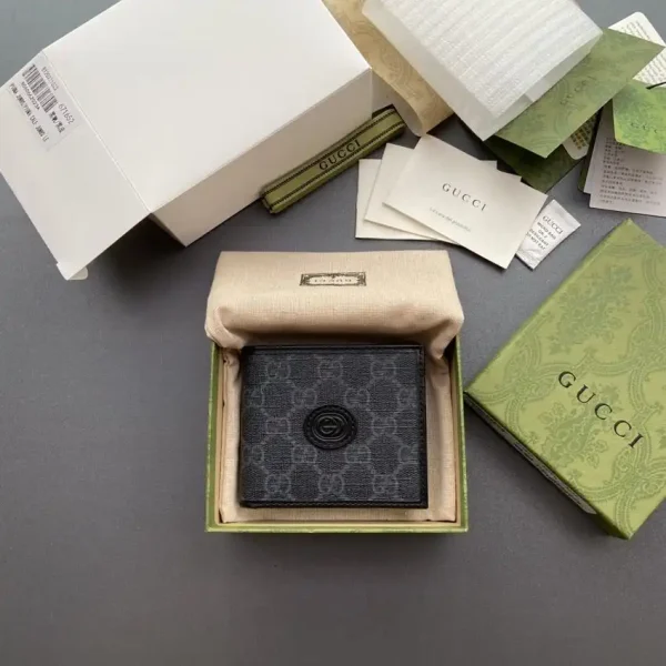 Gucci  Interlocking  Wallet Black