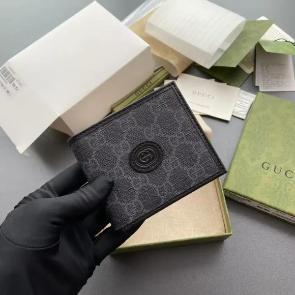 Gucci  Interlocking  Wallet Black - Image 3