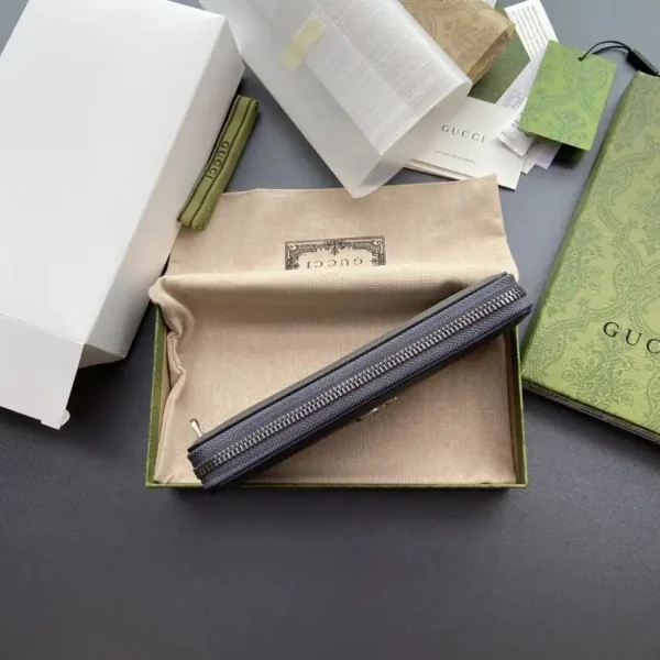 Gucci  Ophidia Zipper Wallet Grey - Image 2