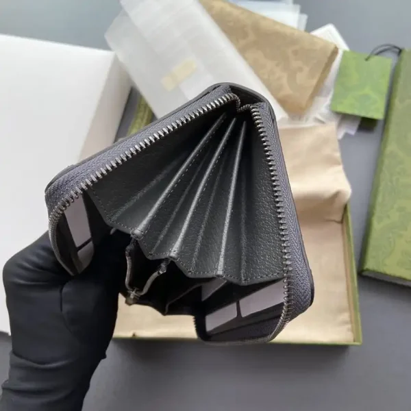 Gucci  Ophidia Zipper Wallet Grey - Image 5