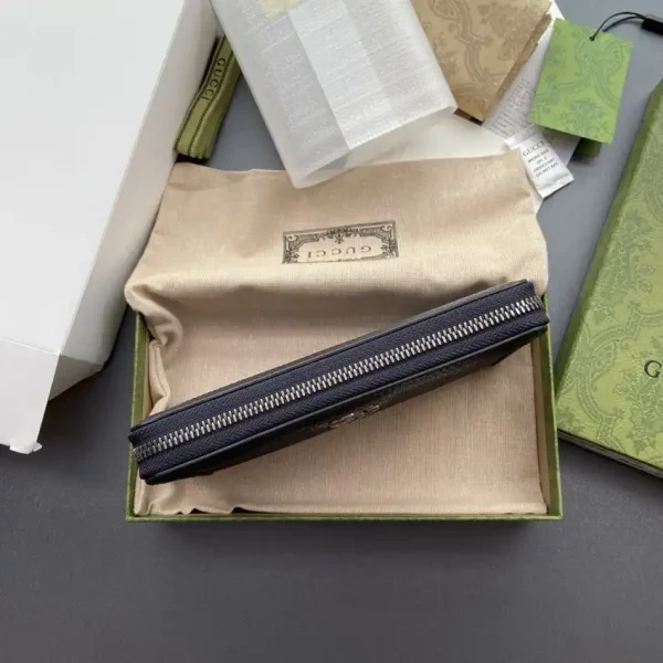 Gucci  Ophidia Zipper Wallet Black - Image 5