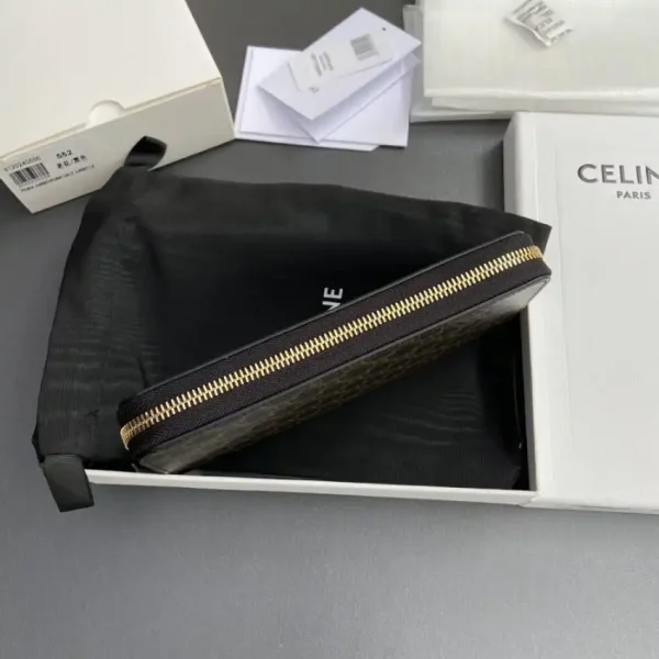 Celine Long Vertical Wallet - Image 6