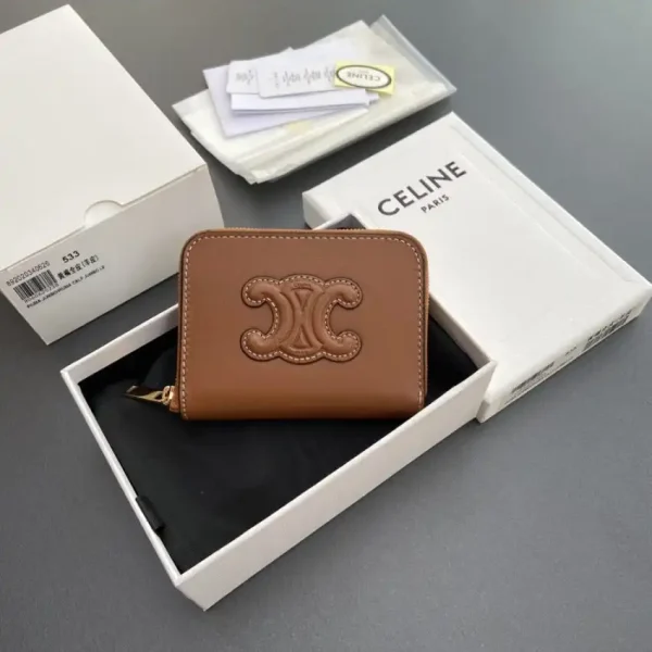 Celine Triumphe Small Zippy Wallet - Image 2