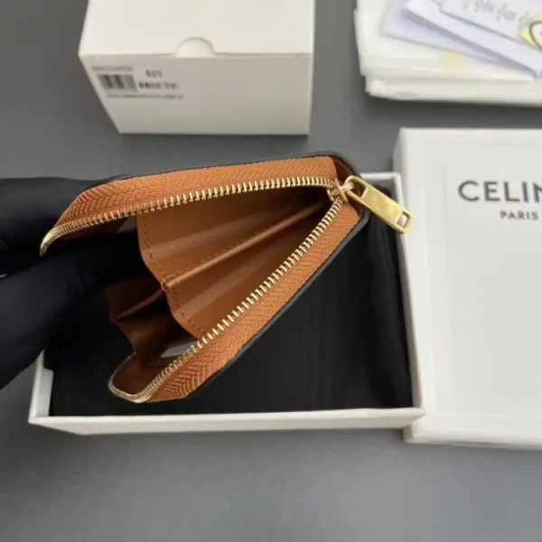 Celine Triumphe Small Zippy Wallet - Image 5