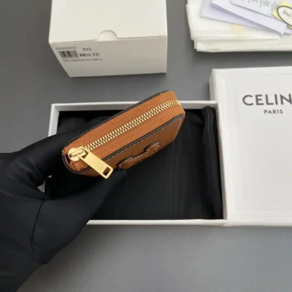 Celine Triumphe Small Zippy Wallet - Image 7