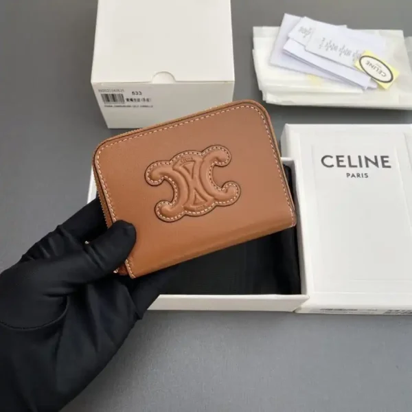 Celine Triumphe Small Zippy Wallet - Image 8