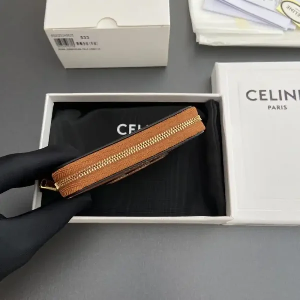 Celine Triumphe Small Zippy Wallet - Image 10