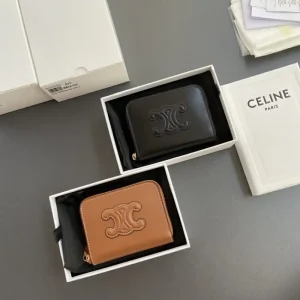 Celine Triumphe Small Zippy Wallet