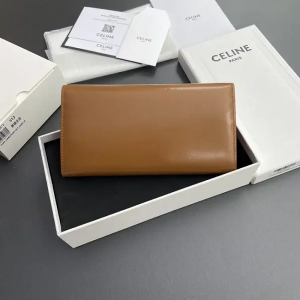 Celine Triumphe Long  Wallet Brown - Image 4
