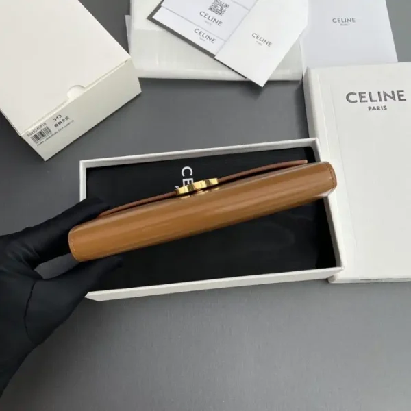 Celine Triumphe Long  Wallet Brown - Image 6