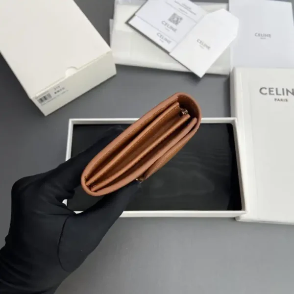 Celine Triumphe Long  Wallet Brown - Image 8