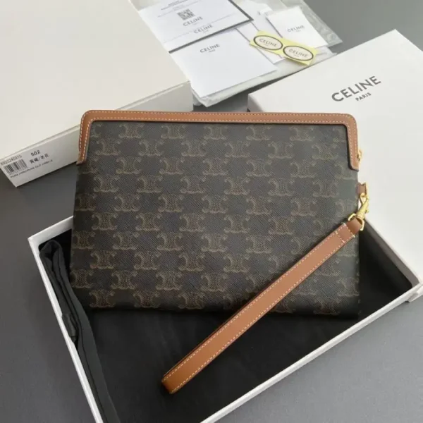 Celine Triumphe Clutch Brown - Image 4