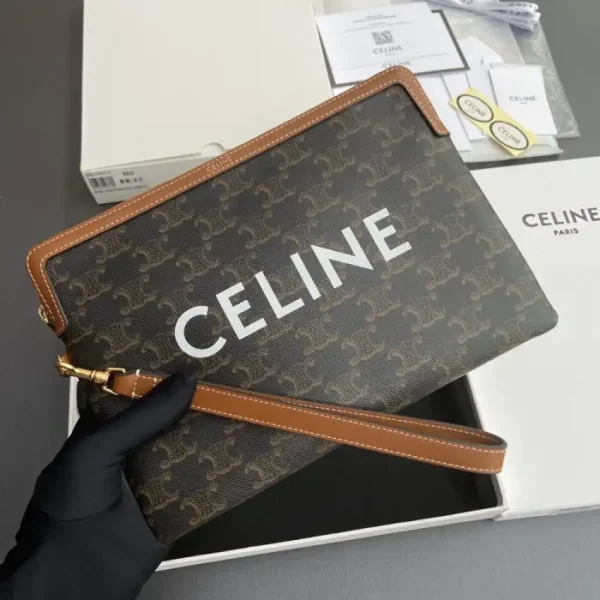 Celine Triumphe Clutch Brown - Image 7