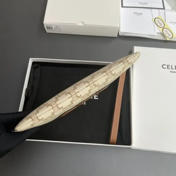 Celine Triumphe Clutch White - Image 5