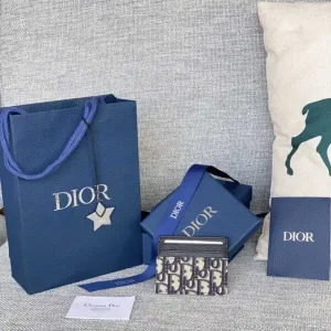 Dior Card Holder Oblique