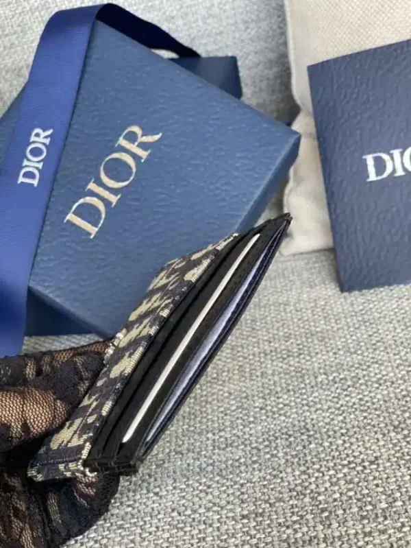 Dior Card Holder Oblique - Image 5