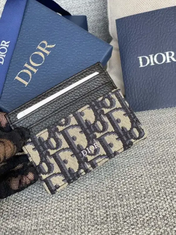 Dior Card Holder Oblique - Image 7