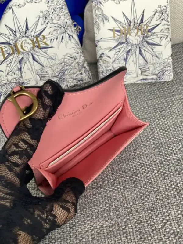 Dior Saddle Flap Card Holder - Image 3