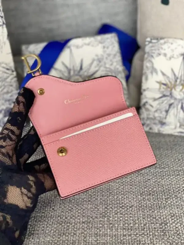 Dior Saddle Flap Card Holder - Image 4