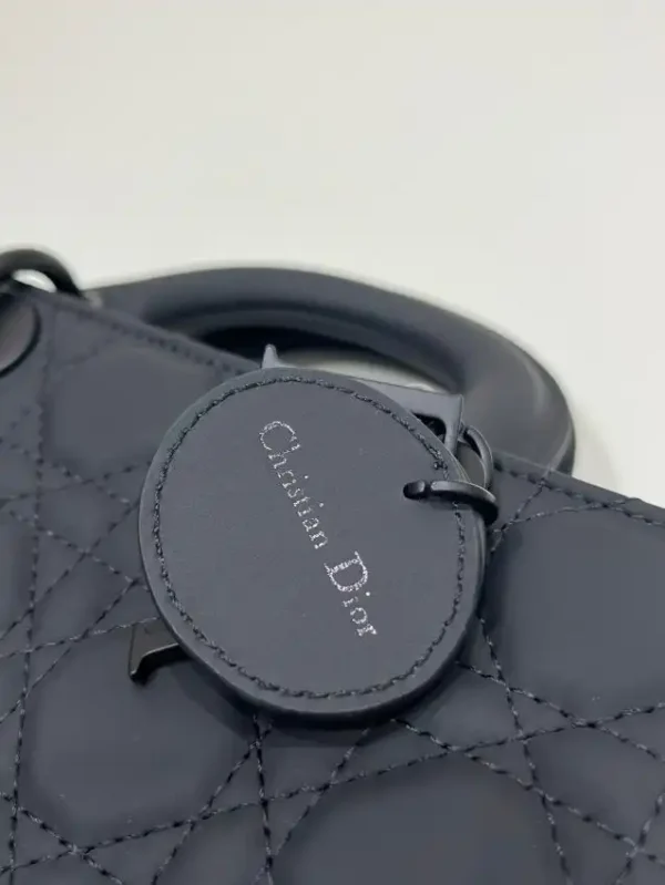 Dior Lady D-Joy  Large Bag  Black Matte - Image 3