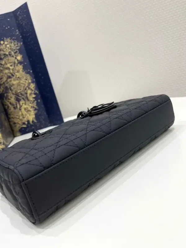 Dior Lady D-Joy  Large Bag  Black Matte - Image 6