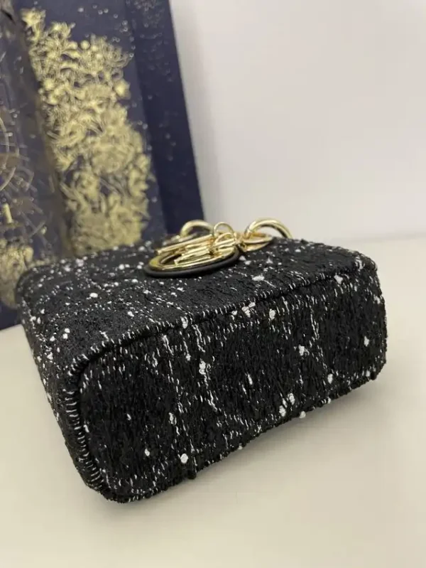 Dior Lady D-Joy  Large Bag  Wool - Image 4