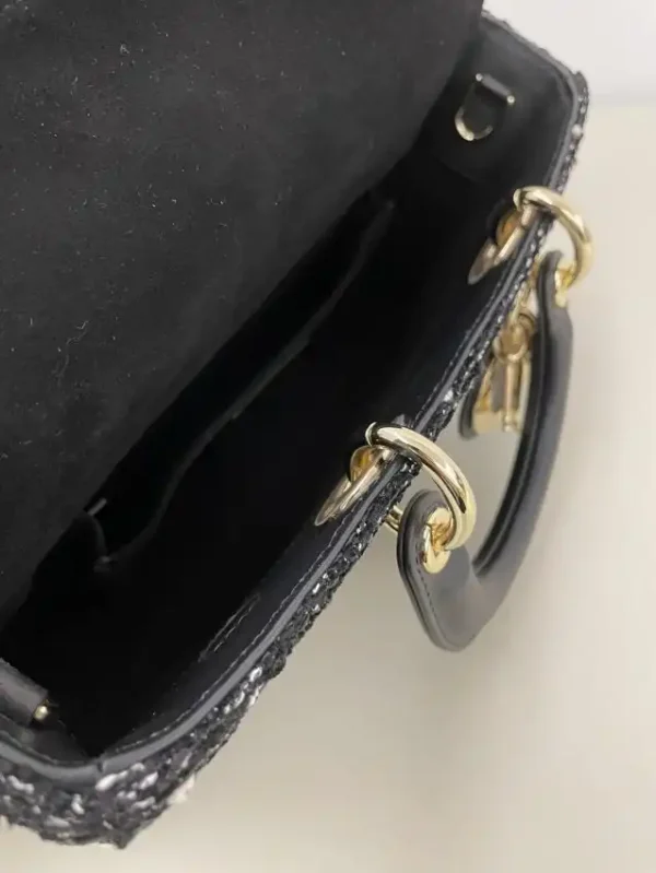 Dior Lady D-Joy  Large Bag  Wool - Image 5