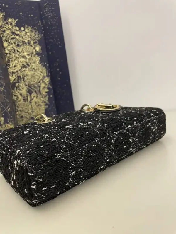 Dior Lady D-Joy  Large Bag  Wool - Image 9